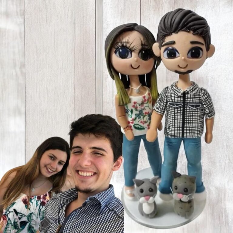 Mini-Me personalizada de porcelana fría, hecha a mano en Taller Panda