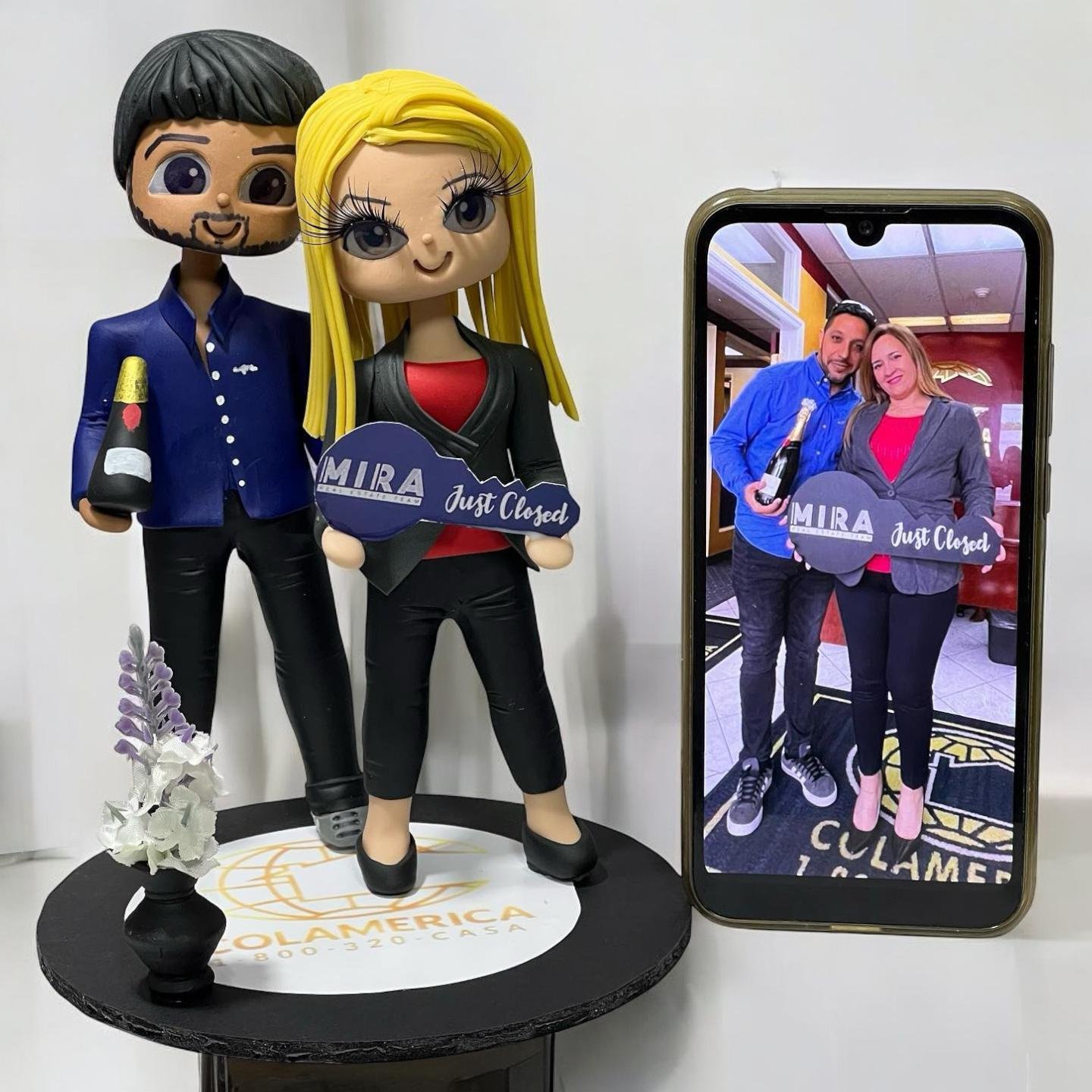 Mini-Me personalizada de porcelana fría, hecha a mano en Taller Panda