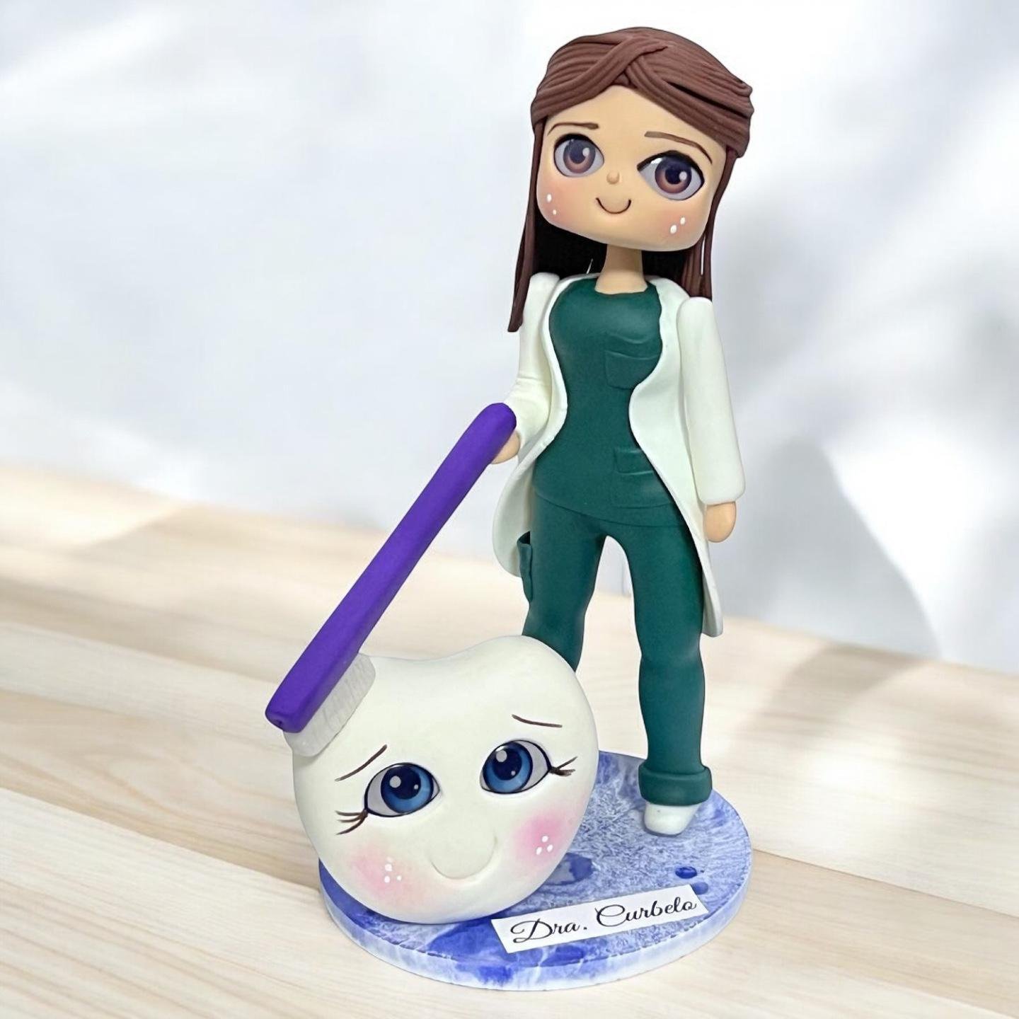 Mini-Me personalizada de porcelana fría, hecha a mano en Taller Panda