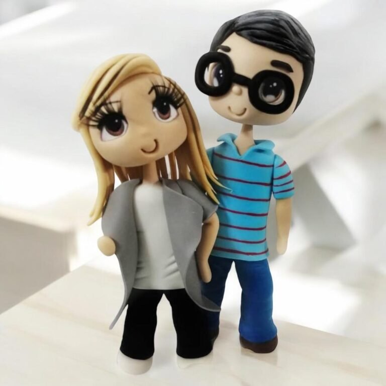 Mini-Me personalizada de porcelana fría, hecha a mano en Taller Panda