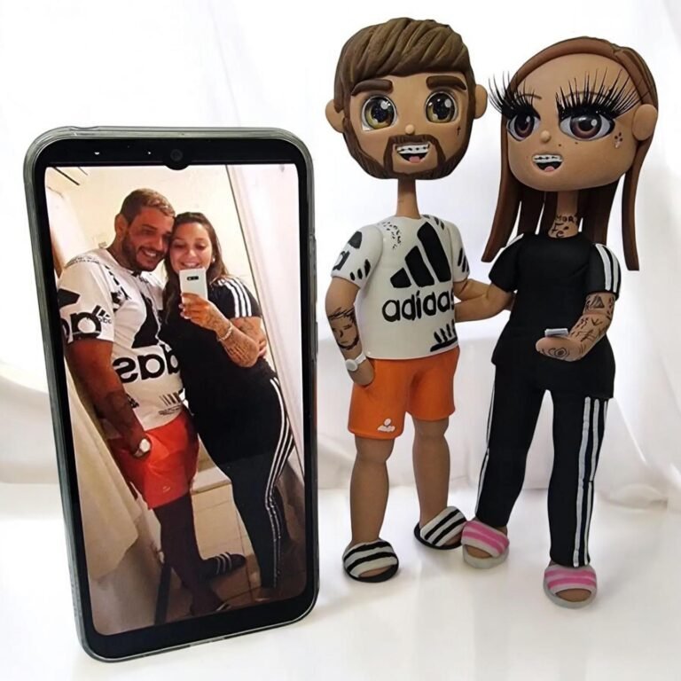 Mini-Me personalizada de porcelana fría, hecha a mano en Taller Panda