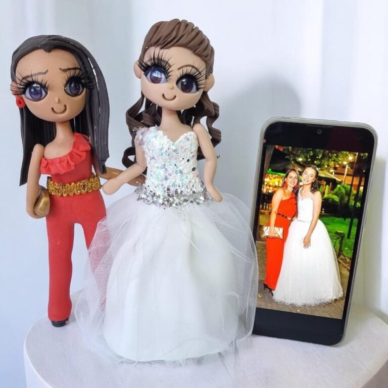 Mini-Me personalizada de porcelana fría, hecha a mano en Taller Panda