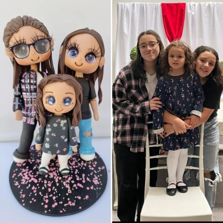 Mini-Me personalizada de porcelana fría, hecha a mano en Taller Panda