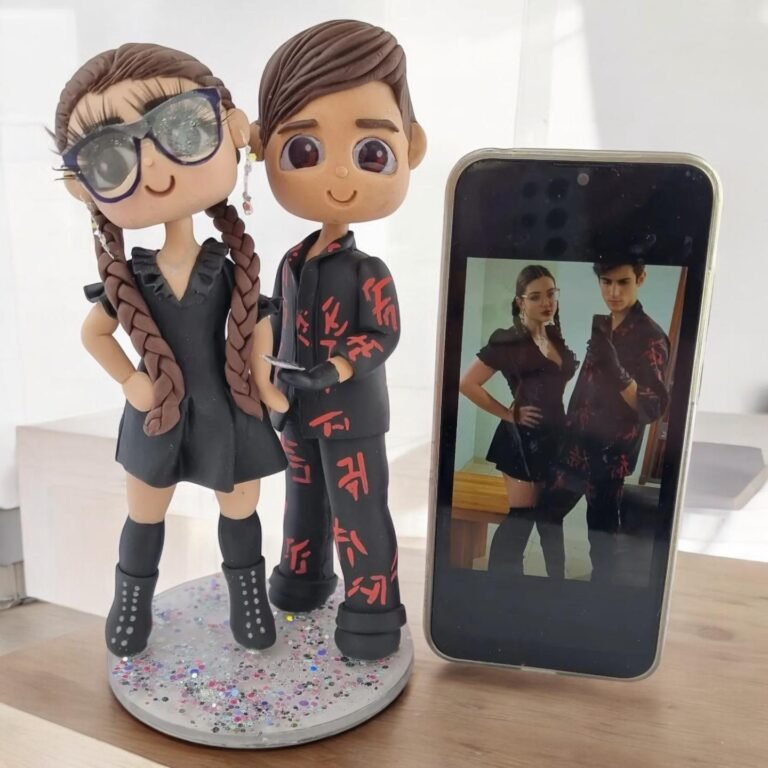 Mini-Me personalizada de porcelana fría, hecha a mano en Taller Panda