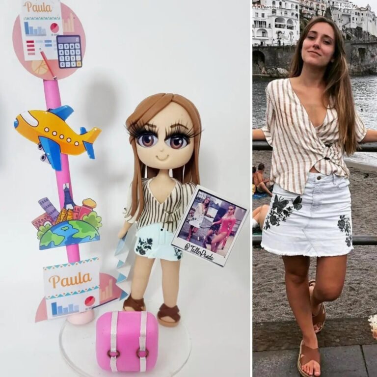 Mini-Me personalizada de porcelana fría, hecha a mano en Taller Panda