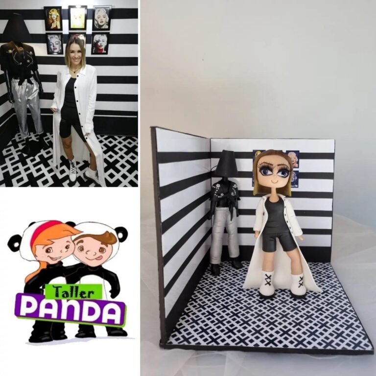 Mini-Me personalizada de porcelana fría, hecha a mano en Taller Panda