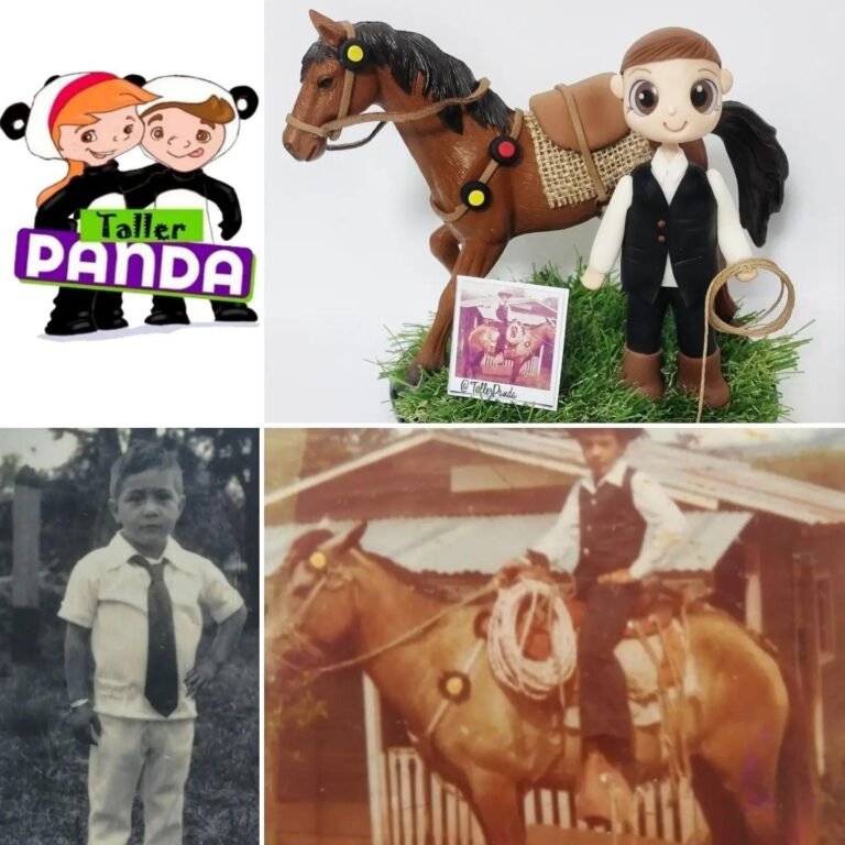 Mini-Me personalizada de porcelana fría, hecha a mano en Taller Panda