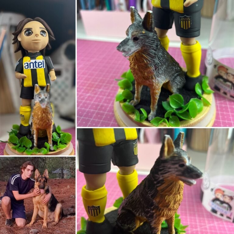 Mini-Me personalizada de porcelana fría, hecha a mano en Taller Panda