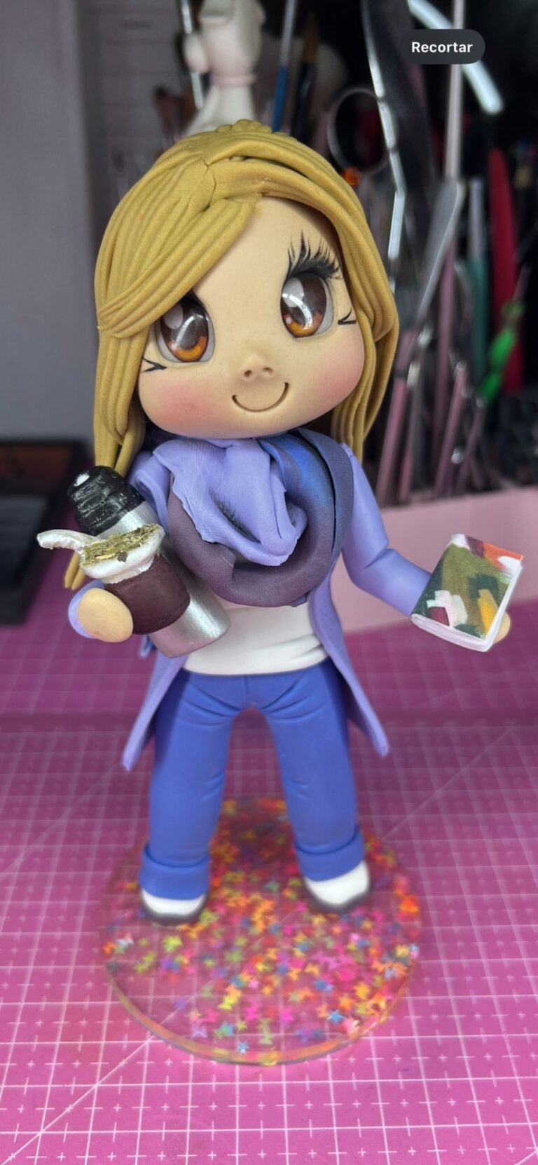 Mini-Me personalizada de porcelana fría, hecha a mano en Taller Panda