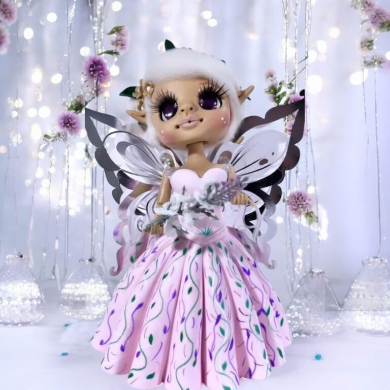 Pieza artesanal de porcelana fría hecha a mano en Taller Panda