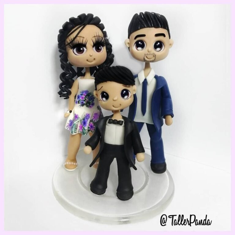 Mini-Me personalizada de porcelana fría, hecha a mano en Taller Panda