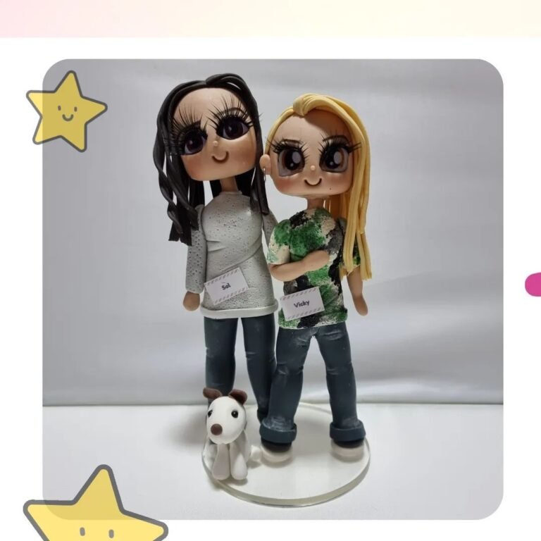 Mini-Me personalizada de porcelana fría, hecha a mano en Taller Panda