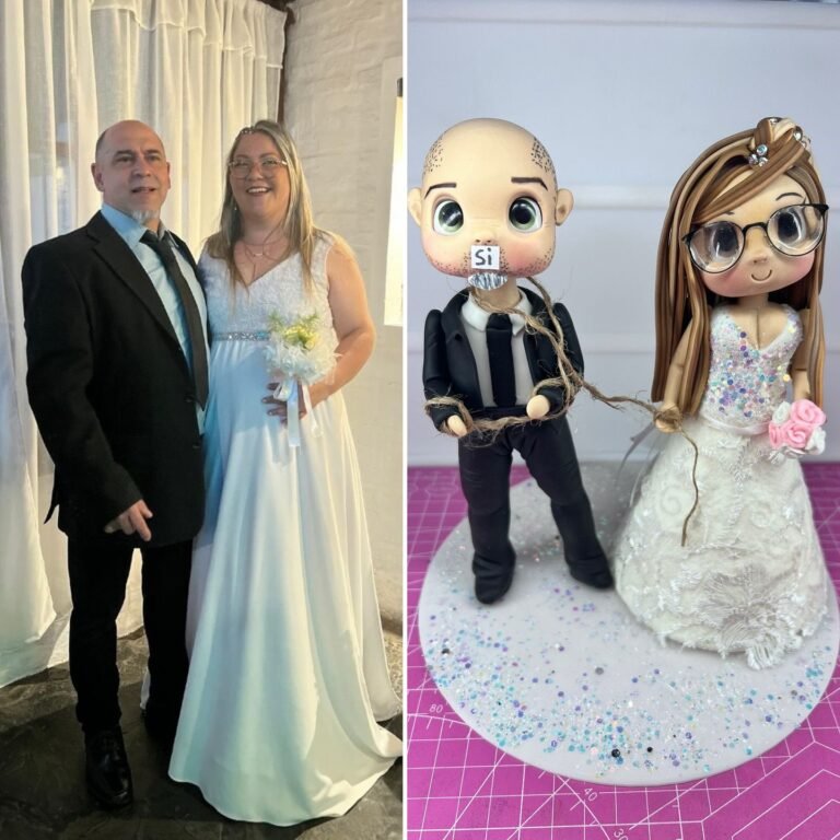 Mini-Me personalizada de porcelana fría, hecha a mano en Taller Panda