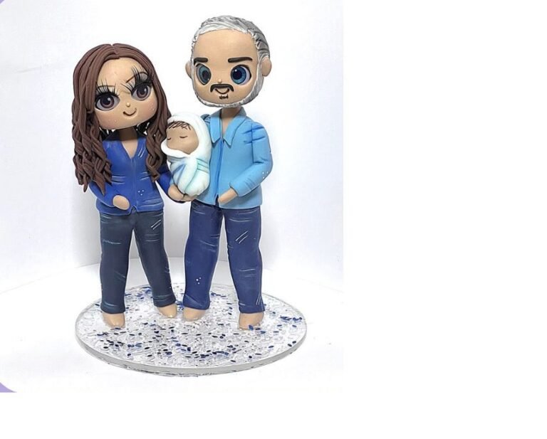 Mini-Me personalizada de porcelana fría, hecha a mano en Taller Panda