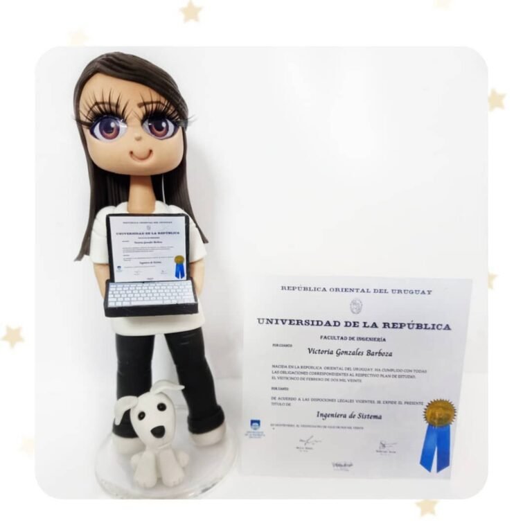 Mini-Me personalizada de porcelana fría, hecha a mano en Taller Panda