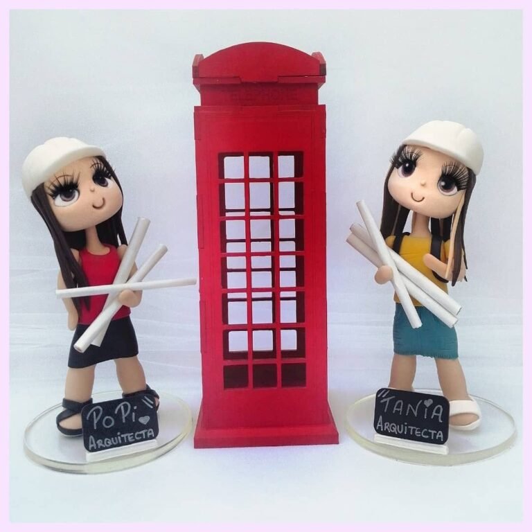 Mini-Me personalizada de porcelana fría, hecha a mano en Taller Panda