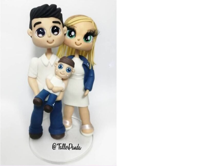 Mini-Me personalizada de porcelana fría, hecha a mano en Taller Panda