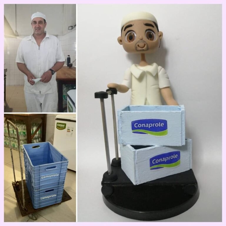 Mini-Me personalizada de porcelana fría, hecha a mano en Taller Panda