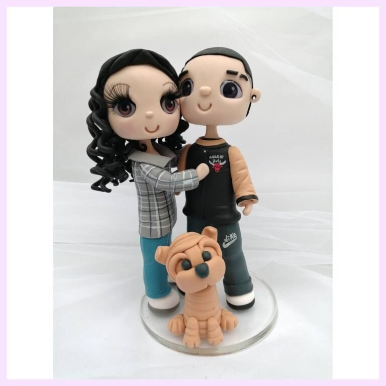 Mini-Me personalizada de porcelana fría, hecha a mano en Taller Panda