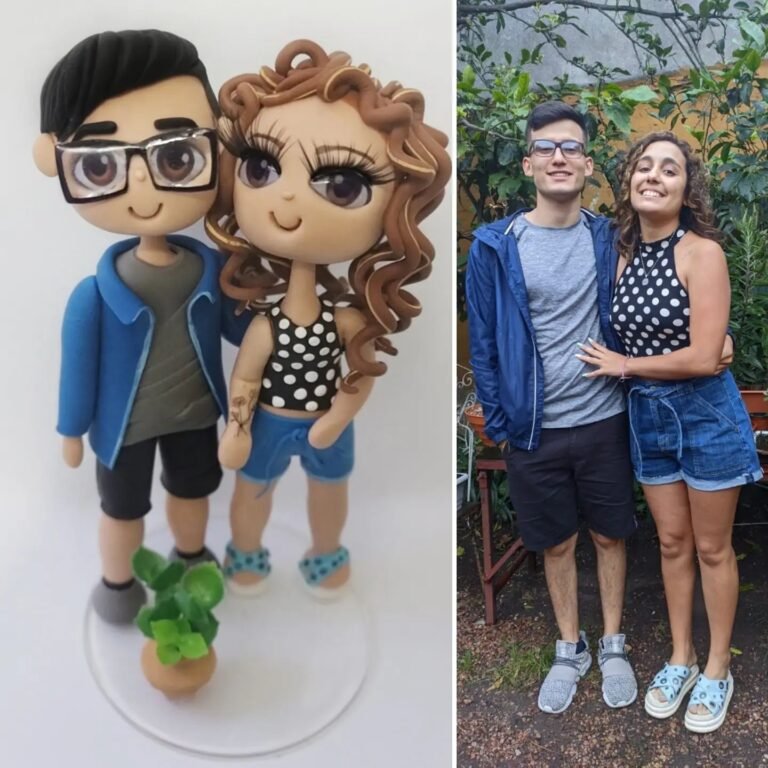 Mini-Me personalizada de porcelana fría, hecha a mano en Taller Panda