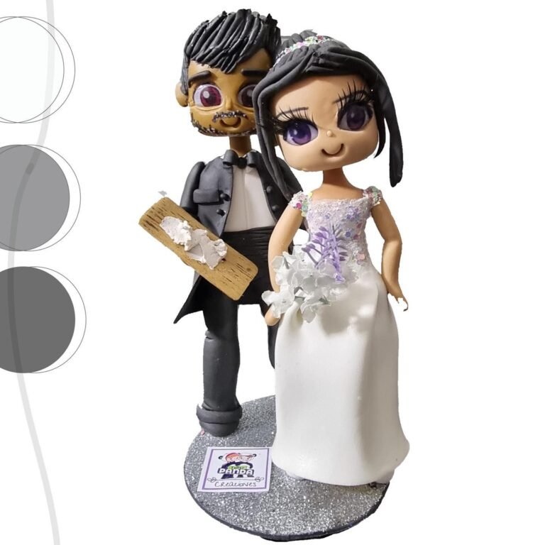 Mini-Me personalizada de porcelana fría, hecha a mano en Taller Panda