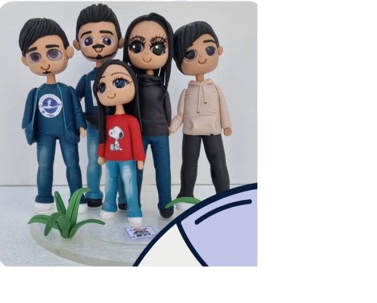 Mini-Me personalizada de porcelana fría, hecha a mano en Taller Panda