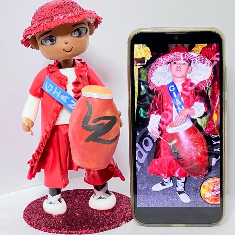 Mini-Me personalizada de porcelana fría, hecha a mano en Taller Panda