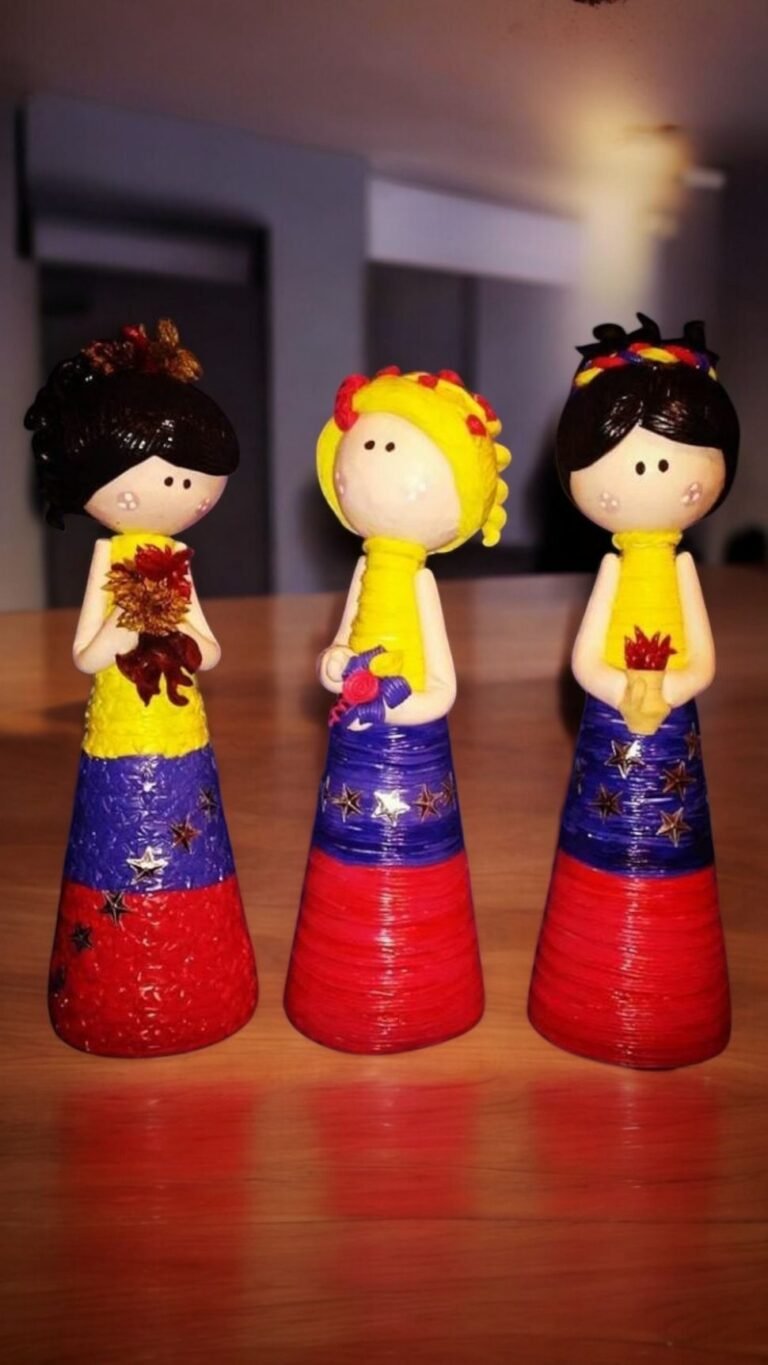 Pieza artesanal de porcelana fría hecha a mano en Taller Panda