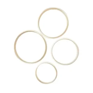 Círculos x4: 5/6/7/8 cm