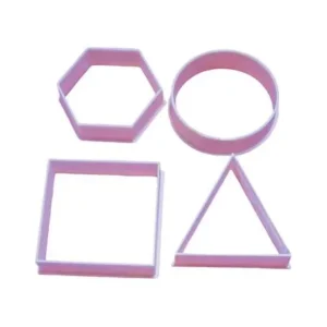 Figuras geométricas x4 5cm c/u