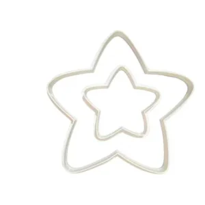 Estrellas punta redonda x2: 5/10 cm