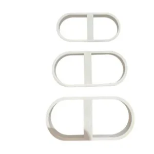 Óvalos x3: 11/10/7 cm