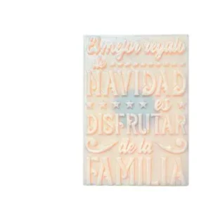 Etiqueta Regalo de Navidad plancha 10x7 cm