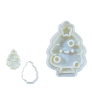 Sello + cortante Árbol de Navidad 6 cm