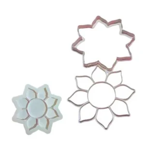 Sello + cortante Flor 10 cm