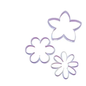 Cortantes flores varias kit 7 cm c/u