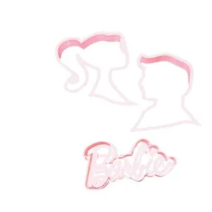 Sello + cortante Barbie x2 siluetas 9 cm