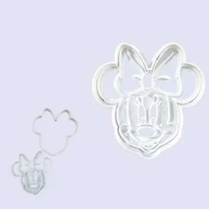 Sello + cortante Minnie 9 cm