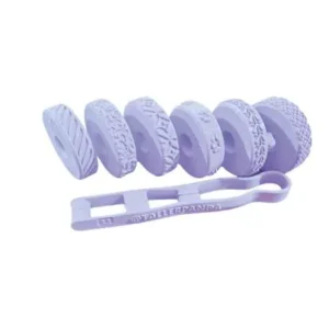 Kit 6 rodillos texturizadores con pinza