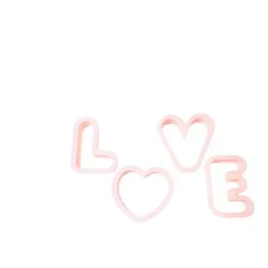 Kit cortante letras LOVE