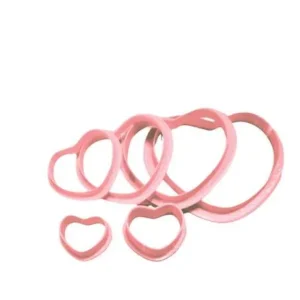 Kit corazones x6: 10/9/8/7/6/5 cm