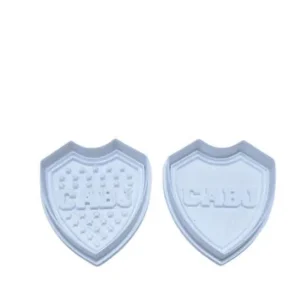 Kit cortante + sello escudos de fútbol x2 6 cm