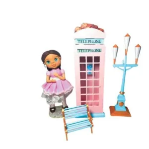 Kit accesorios decorativos: faro, teléfono y banco