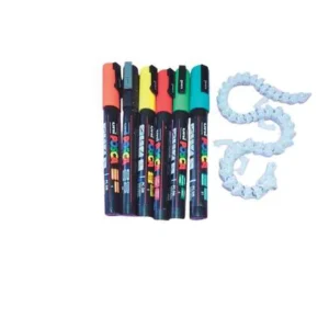 Kit dragón articulado con marcadores Posca