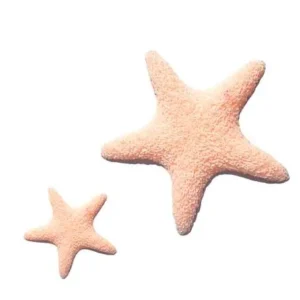 Estrella texturizadora piel de peluche 7 cm